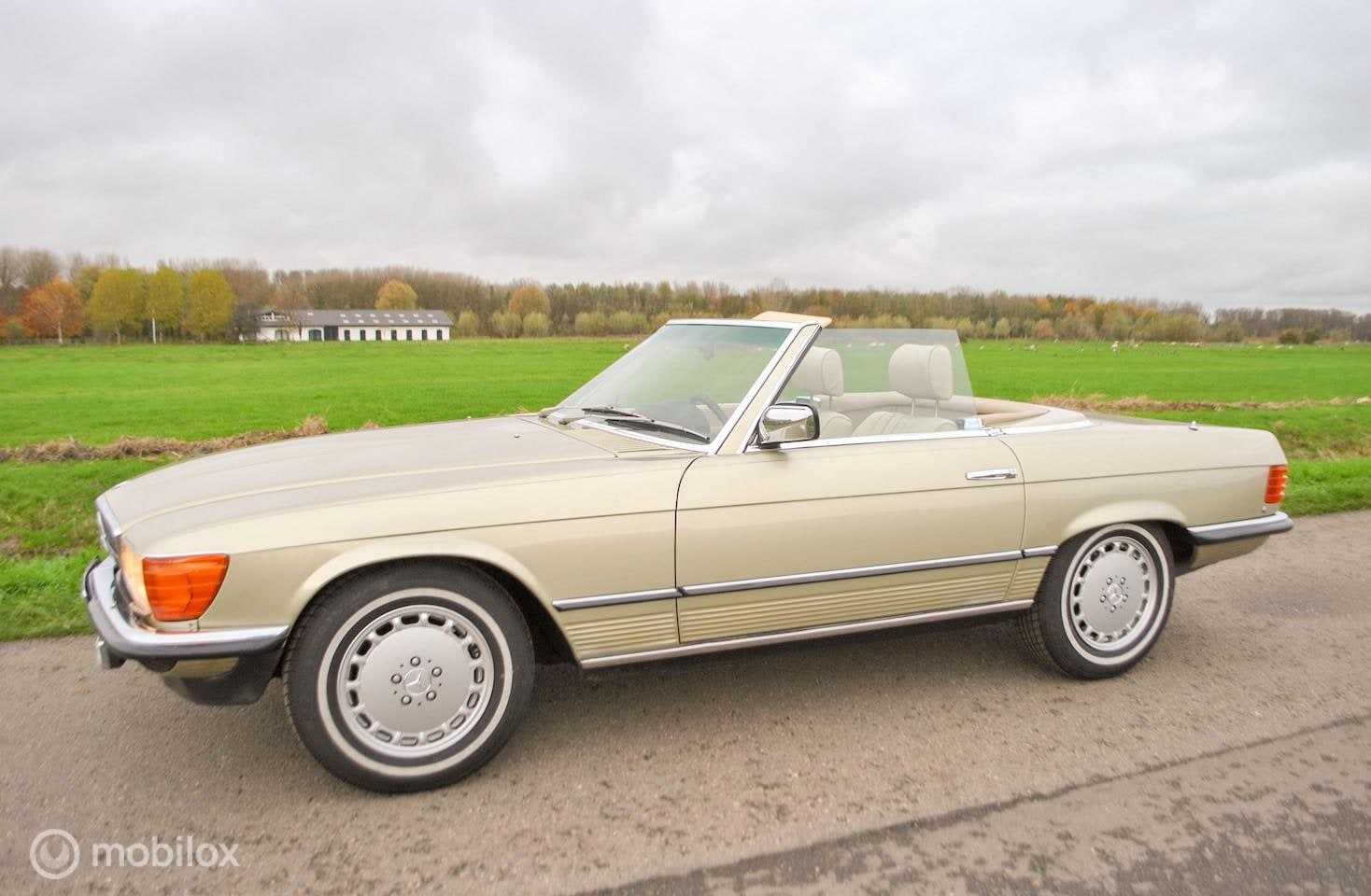 Mercedes-Benz SL-klasse Cabrio - 380 SL V8 R107 Volledige historie! - AutoWereld.nl
