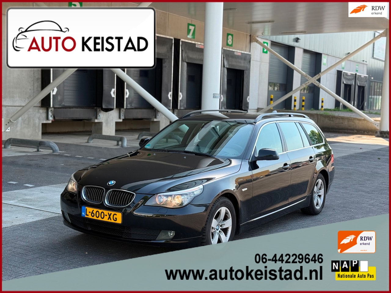 BMW 5-serie Touring - 523i AUTOMAAT TOURING SOFTCLOSE/XENON/LEDER! SUPER STAAT! - AutoWereld.nl