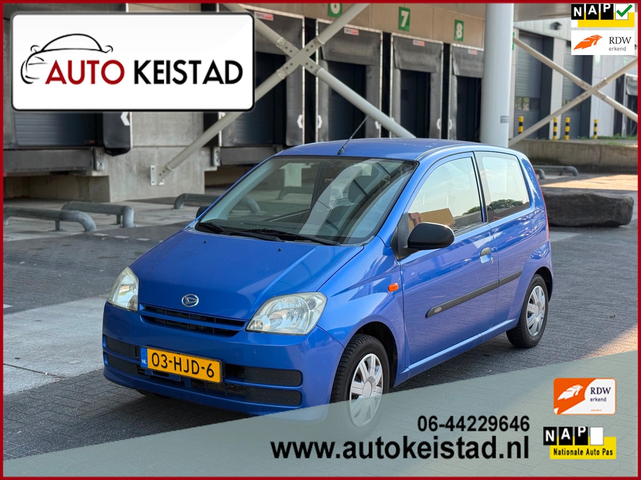Daihatsu Cuore - 1.0-12V 100th STUURBEKRACHTIGING/ APK 02-2027! - AutoWereld.nl