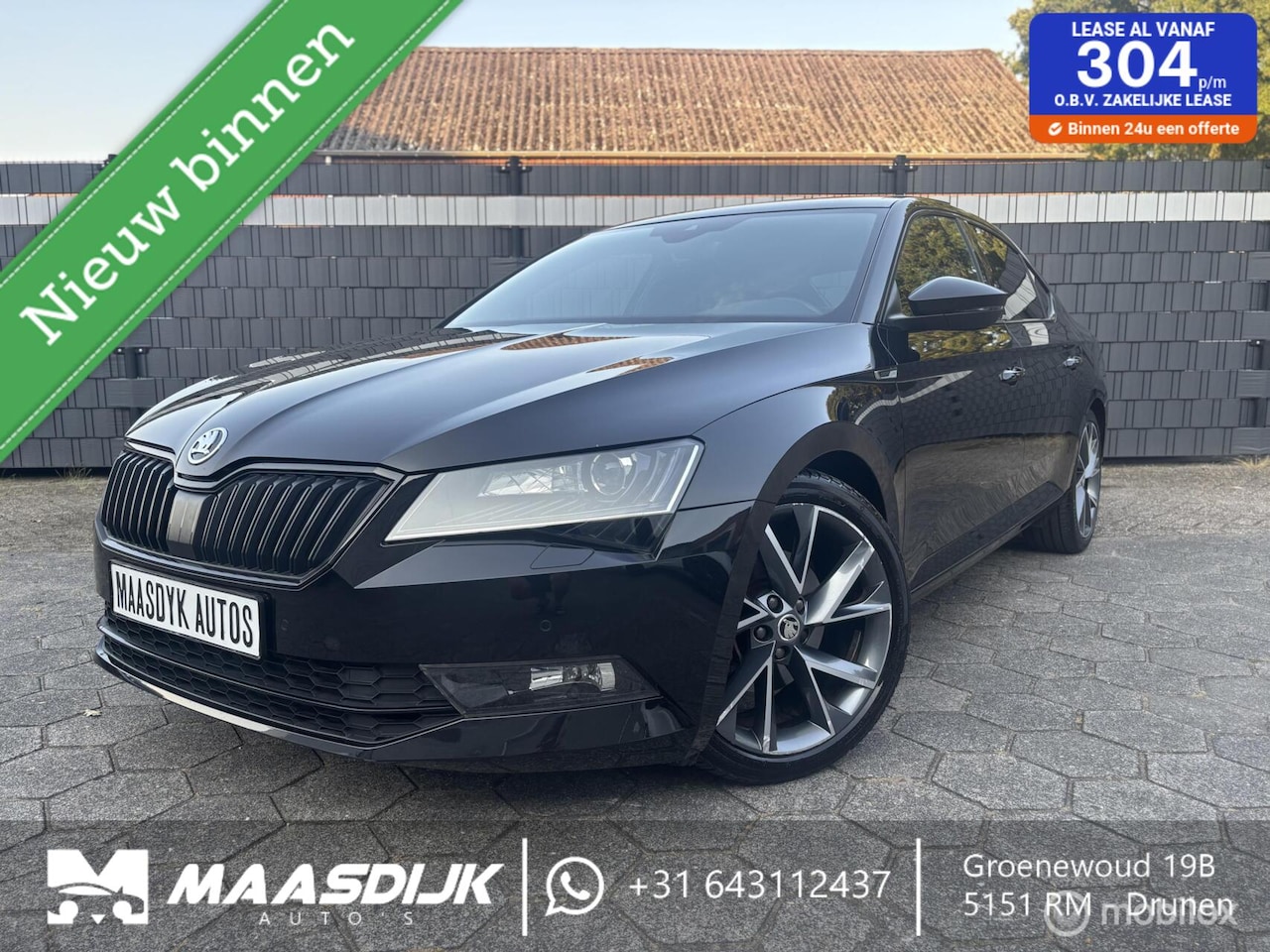 Skoda Superb - 1.4 TSI Sportline DSG Carplay PDC Camera - AutoWereld.nl