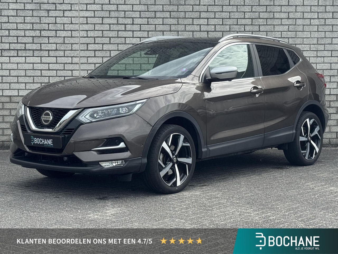 Nissan Qashqai - 1.3 DIG-T Tekna + | Trekhaak | Leder | Panoramadak | 360° Camera | - AutoWereld.nl