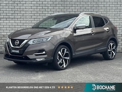Nissan Qashqai - 1.3 DIG-T Tekna + | Trekhaak | Leder | Panoramadak | 360° Camera |
