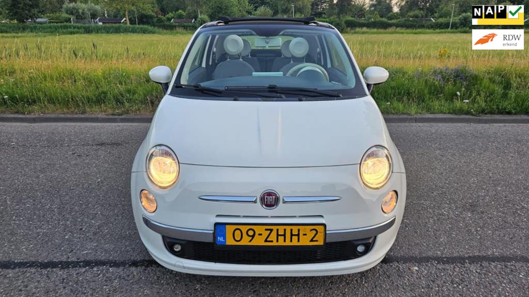 Fiat 500 C - 0.9 | CABRIO | NAP | LAGE KM | AIRCO | PDC ACHTER | ELEKTR. RAMEN | APK BIJ AFLEVERING - AutoWereld.nl