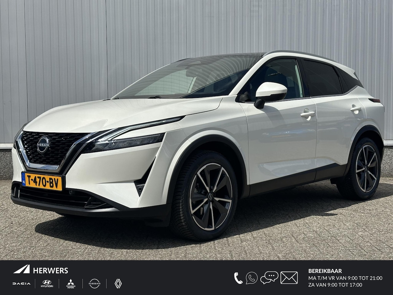 Nissan Qashqai - 1.3 MHEV Tekna / Trekhaak (1400KG Trekgewicht) / Panoramadak / 360 graden camera / Adaptie - AutoWereld.nl