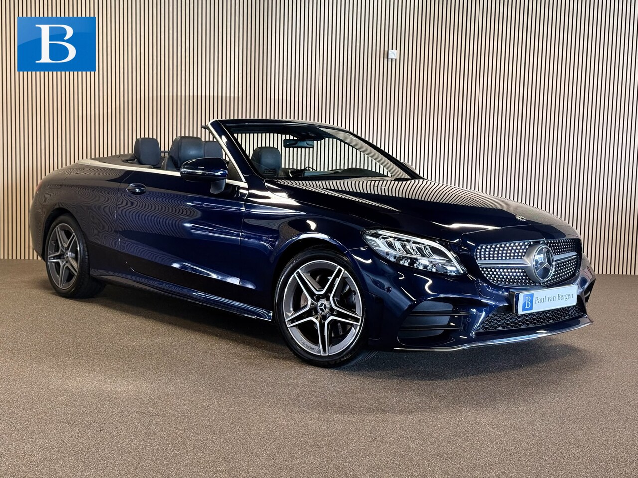 Mercedes-Benz C-klasse Cabrio - 200 AMG STYLING-AIRSCARF-BURMESTER-APPLE-CAMERA-SFEER-COMPLEET - AutoWereld.nl