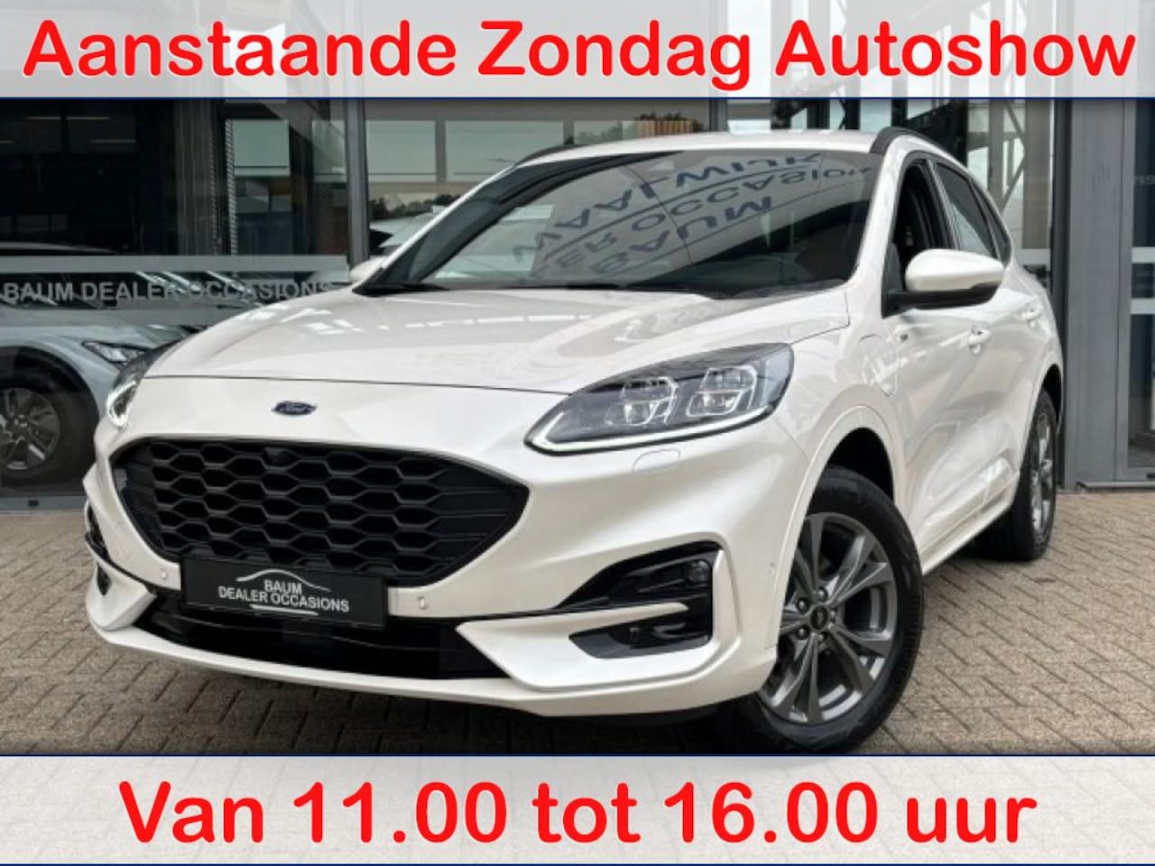 Ford Kuga - 2.5 PHEV 225PK ST-LINE NORDIC AIRCO NAVI PDC-CAMERA. - AutoWereld.nl