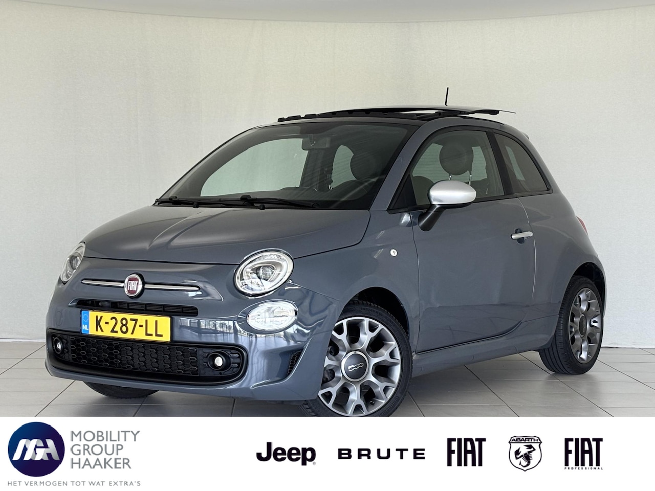 Fiat 500 - 1.0 Hybrid Rockstar | Apple-Android | Schuif-Kanteldak | Parkeersensoren | Climate Control - AutoWereld.nl