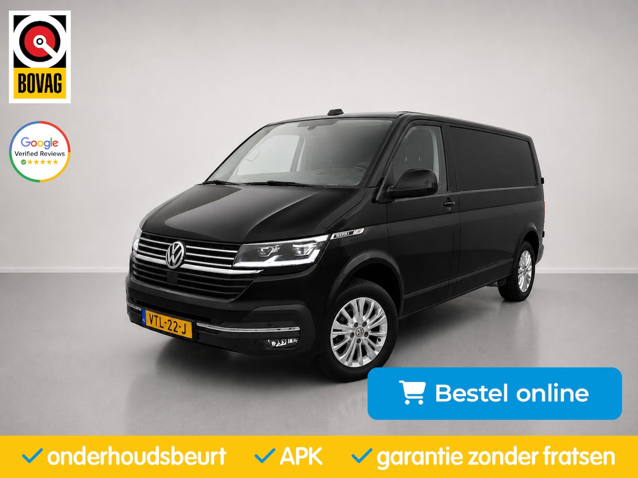 Volkswagen Transporter - 2.0 TDI 28 Bulli| Virtual Cockpit| Carplay|ACC|PDC|Navi|Camera|Trekhaak| - AutoWereld.nl