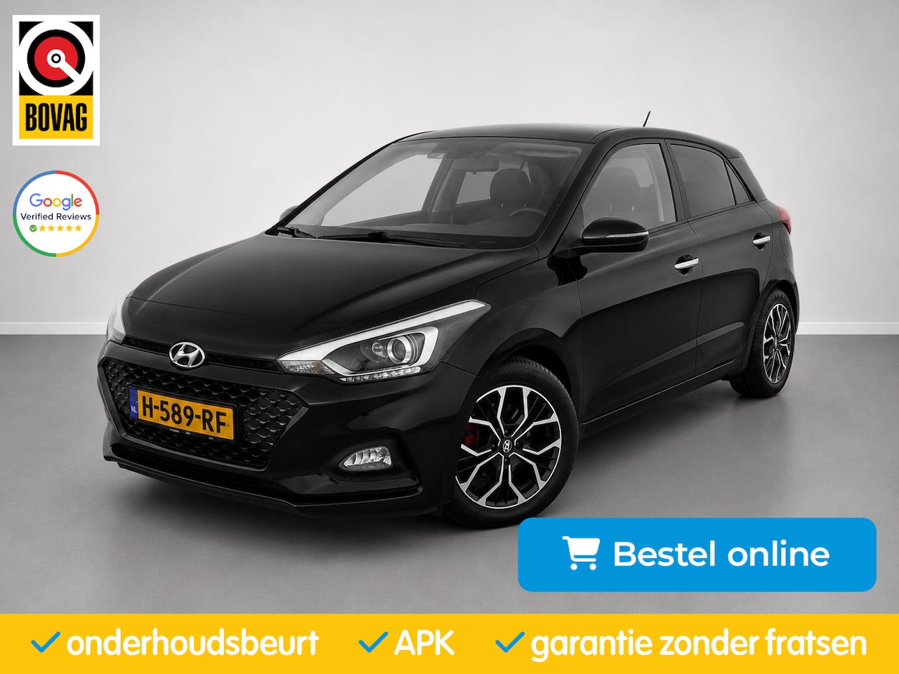 Hyundai i20 - 1.0 T-GDI Premium|CruiseControl| Carplay|KeyLess|Camera|Stuur+Stoel Verw| - AutoWereld.nl