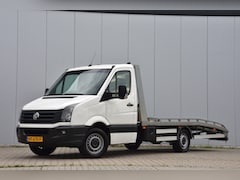 Volkswagen Crafter - 35 2.0 TDI NAP, Luchtvering, Tachograaf, Navi, Airco, Goed onderhouden Oprijwagen Autoambu