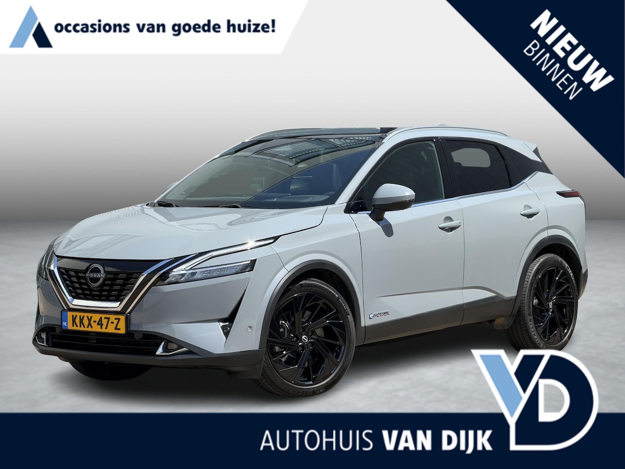 Nissan Qashqai - 1.5 e-Power Tekna Plus | BOSE/Nappa Leder/Head-Up/Massage/360° camera/Adapt.Cruise - AutoWereld.nl