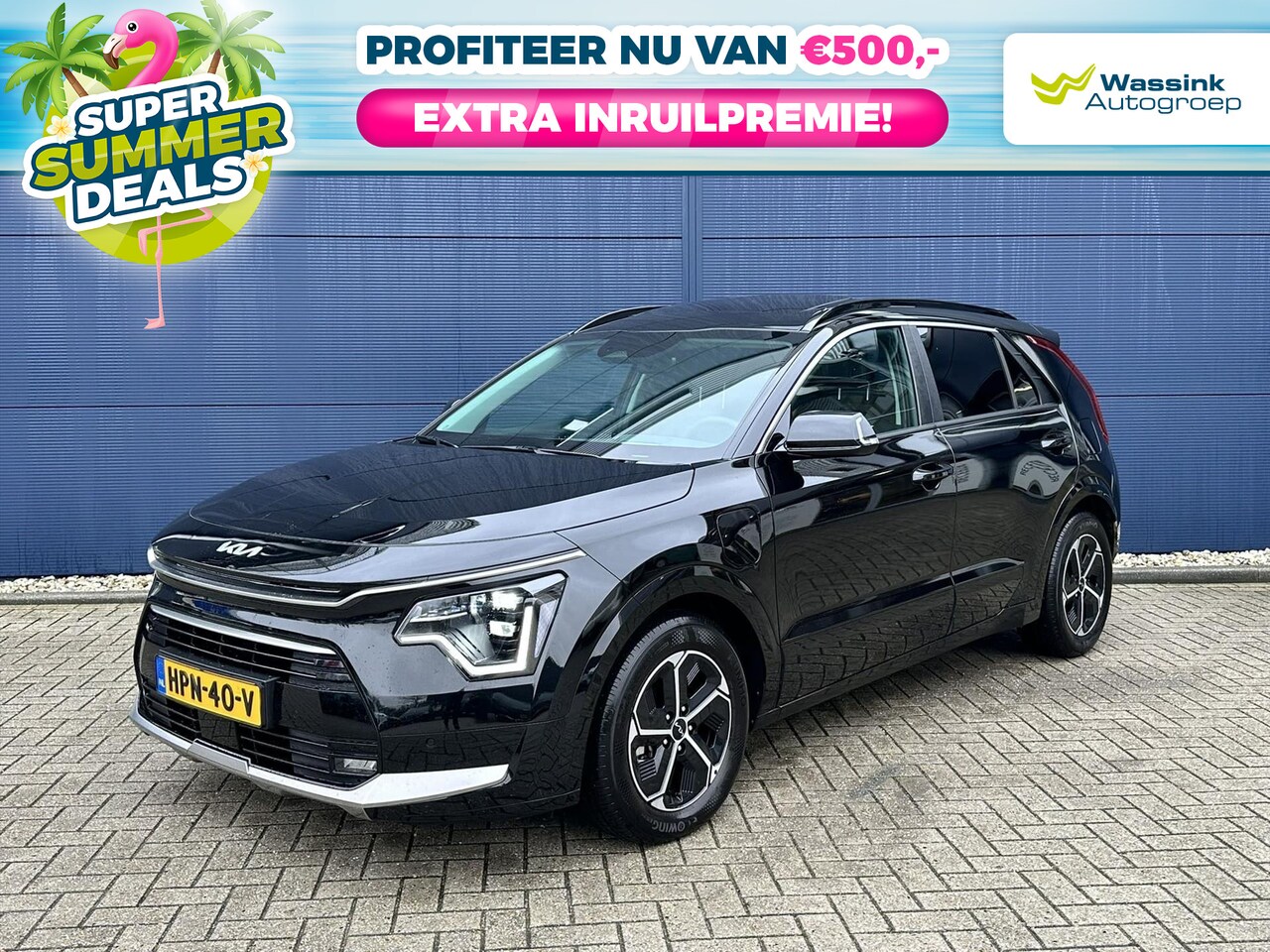 Kia Niro - 1.6 GDi Plug-in Hybrid 171pk DCT6 DynamicPlusLine | SUMMER DEALS | Leder | HUD | Stoel- & - AutoWereld.nl
