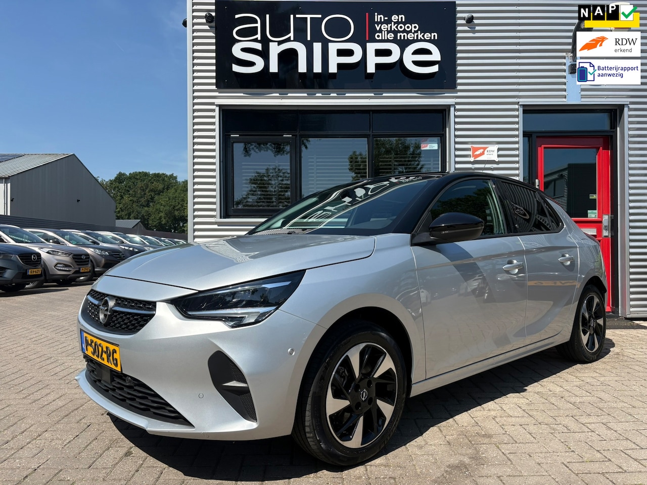 Opel Corsa-e - Business Edition 50 kWh -SOH 89.88%-3 FASE-AUTOMAAT-2 TONE LAK-STOEL + STUURWIELVERWARMING - AutoWereld.nl