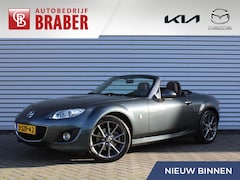 Mazda MX-5 Roadster Coupé - 1.8 Hanabi | Stoelverwarming | Leer | Navi | 17" LM | Cruise | Clima | Hardtop | Nieuwstaa