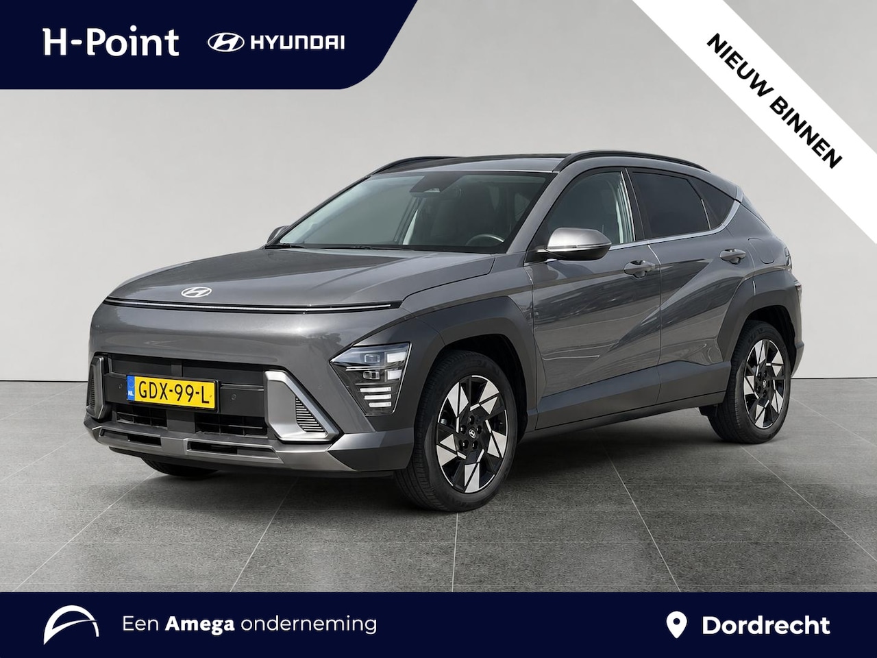 Hyundai Kona - 1.6 GDI 140pk HEV Comfort Smart | NAVI | 18''LM-VELGEN | ELEK.ACHTERKLEP | STOEL&STUUR VER - AutoWereld.nl