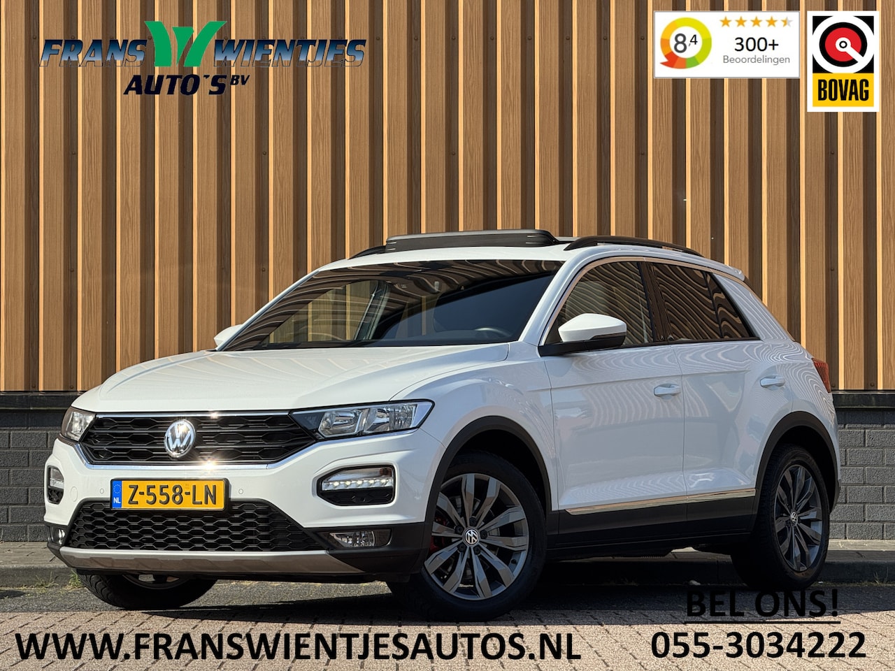 Volkswagen T-Roc - 2.0 TSI 4Motion Sport | 191 PK! | Panoramadak | Adaptive Cruise Control | Rijmodus Regelin - AutoWereld.nl