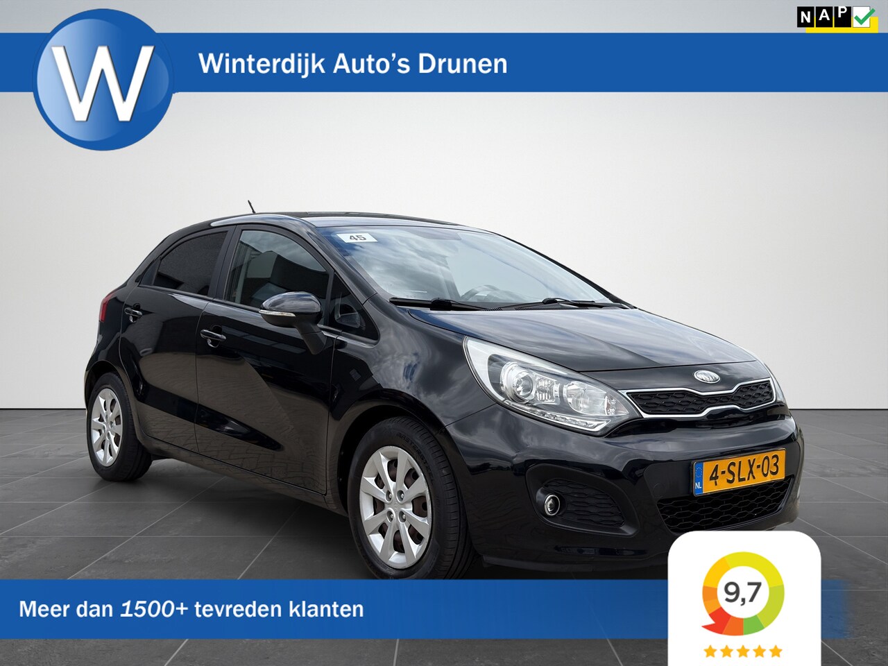 Kia Rio - 1.2 CVVT Plus Pack Airco|5Deurs|LED|NAP Auto - AutoWereld.nl