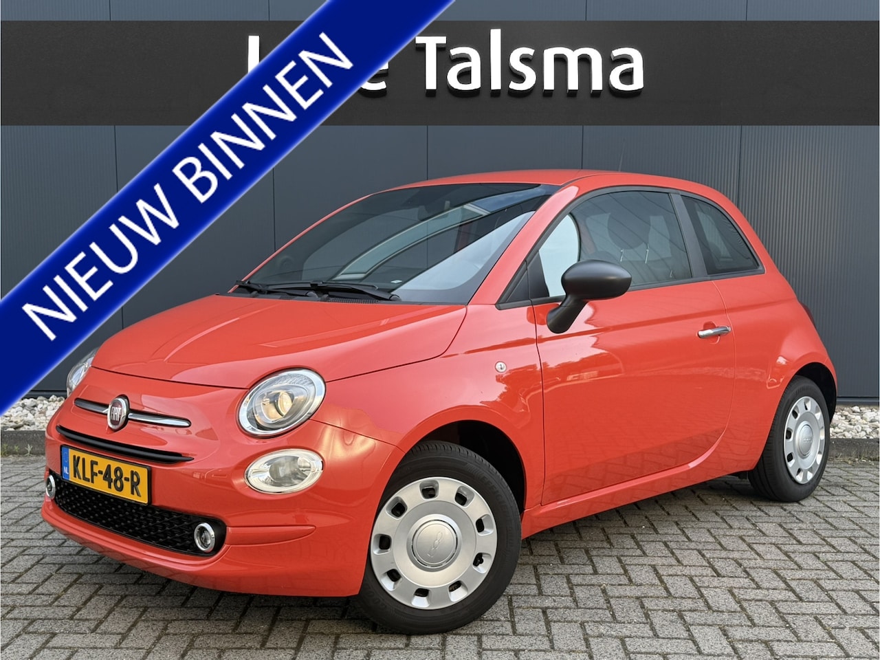 Fiat 500 - 1.0 Hybrid | Oranje | Apple Carplay/Android Auto | Licht/regensensor | Mistlampen voor - AutoWereld.nl