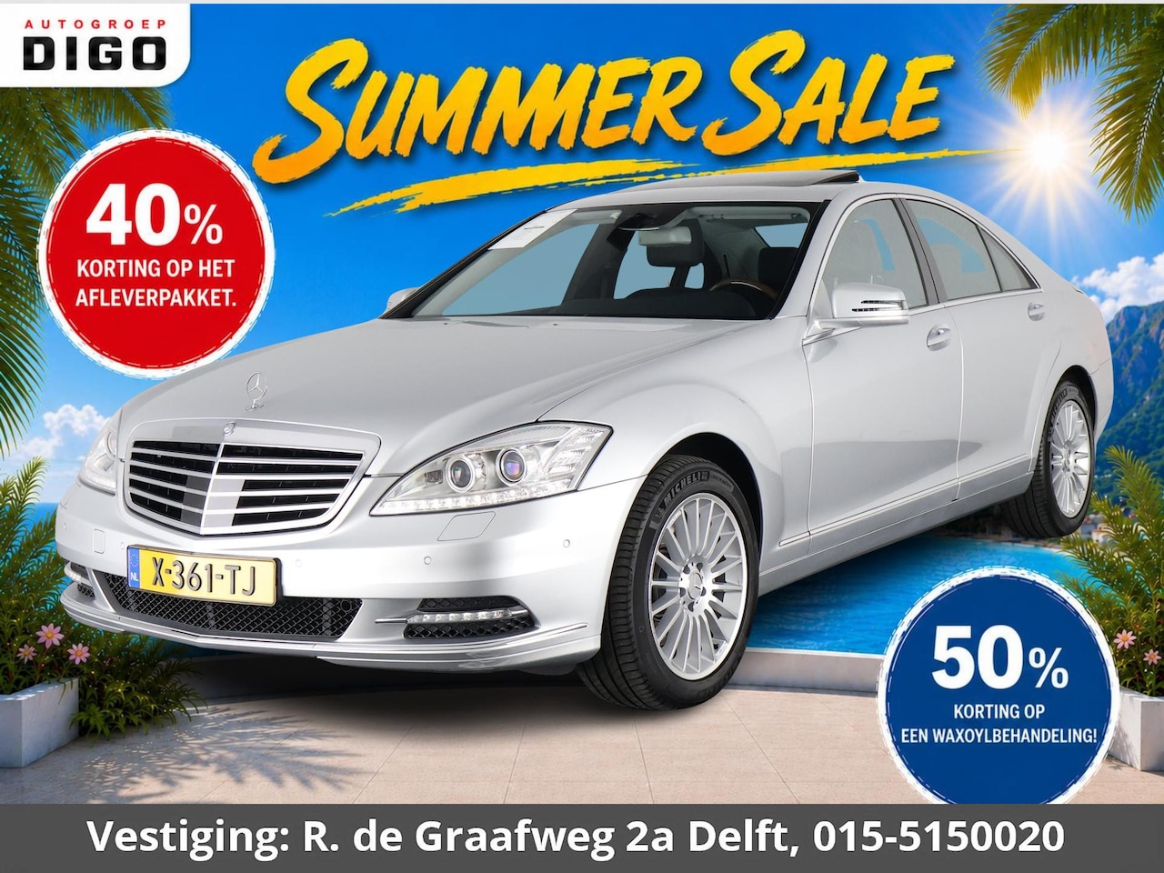 Mercedes-Benz S-klasse - 350 4-Matic Prestige Plus Automaat YOUNGTIMER! | Schuif-/Kanteldak | Memory Seats | Naviga - AutoWereld.nl