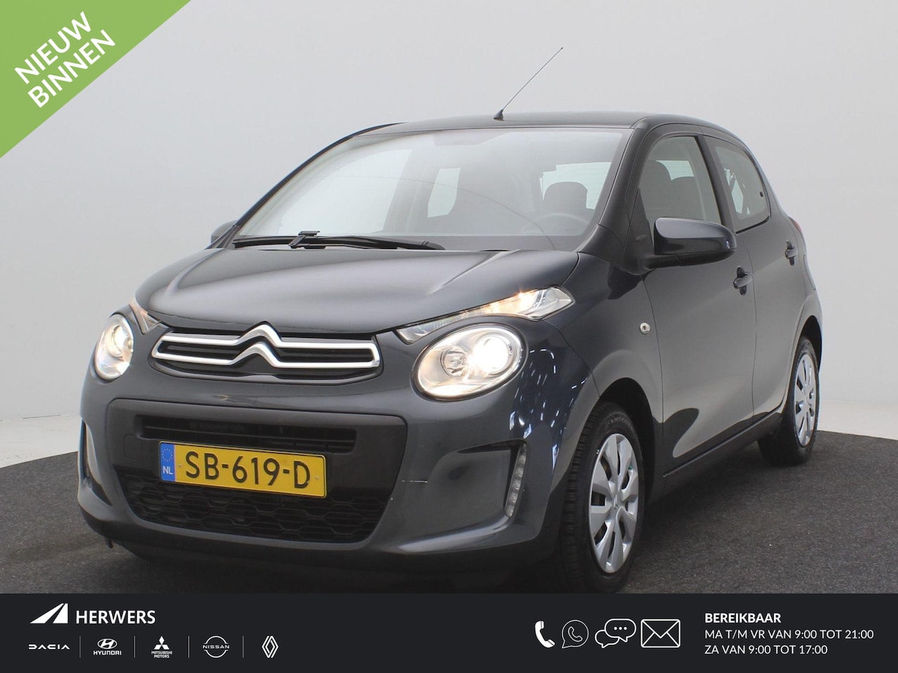 Citroën C1 - 1.0 e-VTi Feel 5-Deurs / Airco / All Seasonbanden / Cruise Control / Bluetooth / Historie - AutoWereld.nl