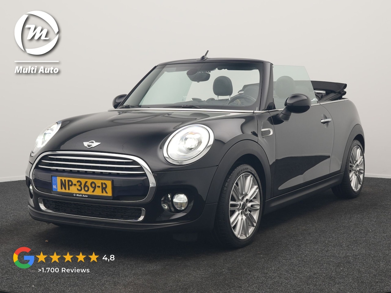 MINI Cabrio - 1.5 Cooper Chili 136pk | Cruise Control | Keyless | Navigatie | LED Koplampen | 17"L.M | - AutoWereld.nl