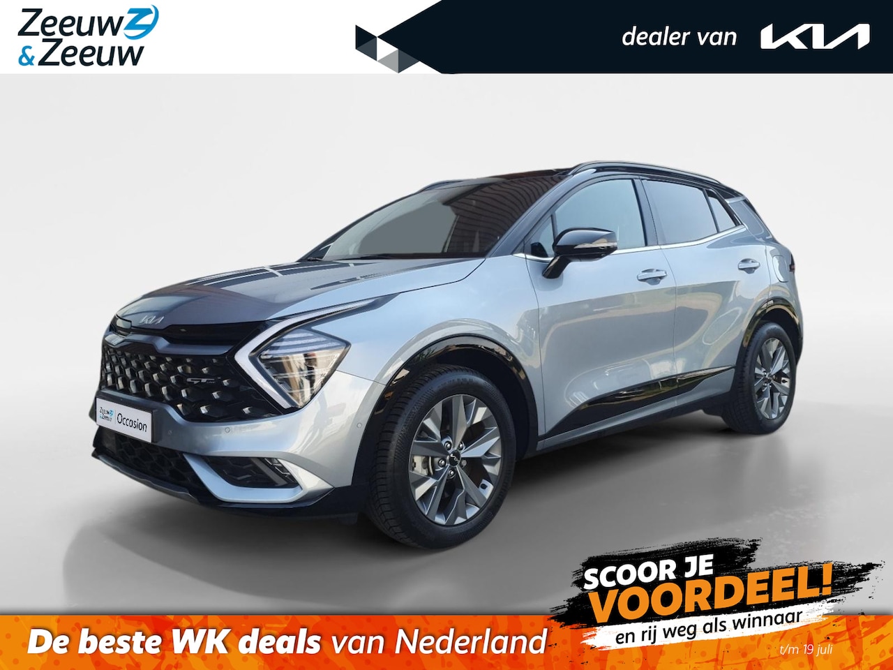 Kia Sportage - 1.6 T-GDi Hybrid GT-PlusLine | Stoel verwarming en ventilatie | Panorama schuifdak | Elekt - AutoWereld.nl