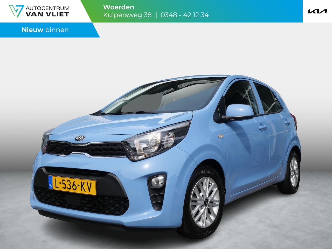 Kia Picanto - 1.0 DPi DynamicLine | Cruise | Carplay | Airco | 14" LM | - AutoWereld.nl
