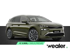 Skoda Enyaq iV - 85 Business Edition 286 PK | Trekhaak | 21" lichtmetalen velgen | Olibo Green | Panorama d