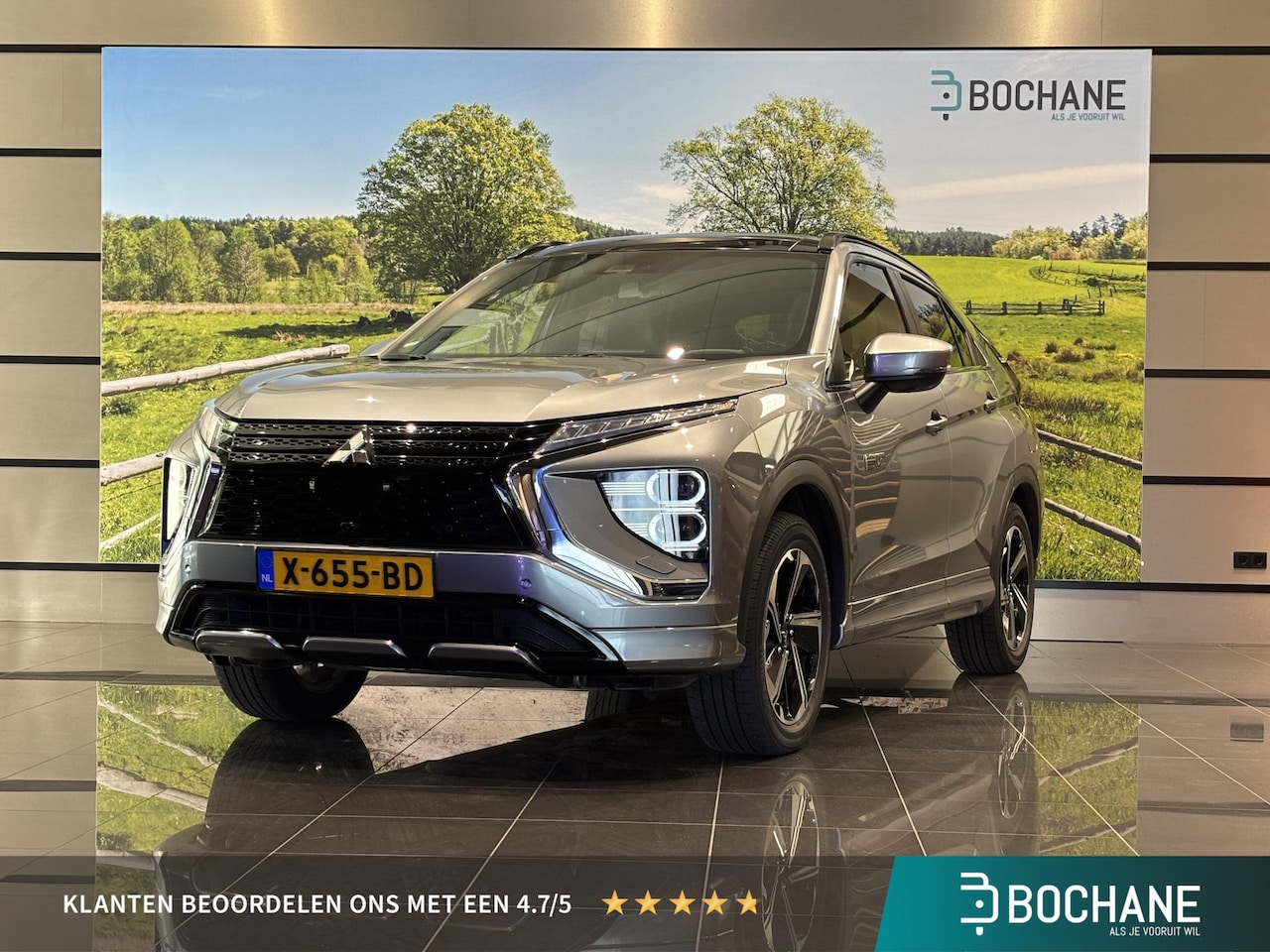 Mitsubishi Eclipse Cross - 2.4 PHEV Instyle | Trekhaak | 360º Camera | Leder | Panoramadak | - AutoWereld.nl