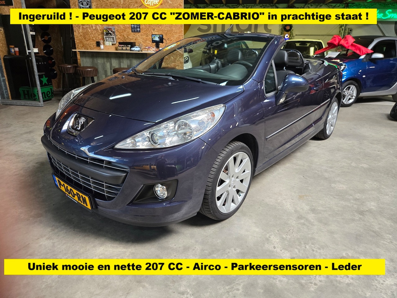 Peugeot 207 CC - 1.6 VTi Griffe - Leder - stoelverwarming - PDC - zeer goed onderhouden en in pracht staat - AutoWereld.nl