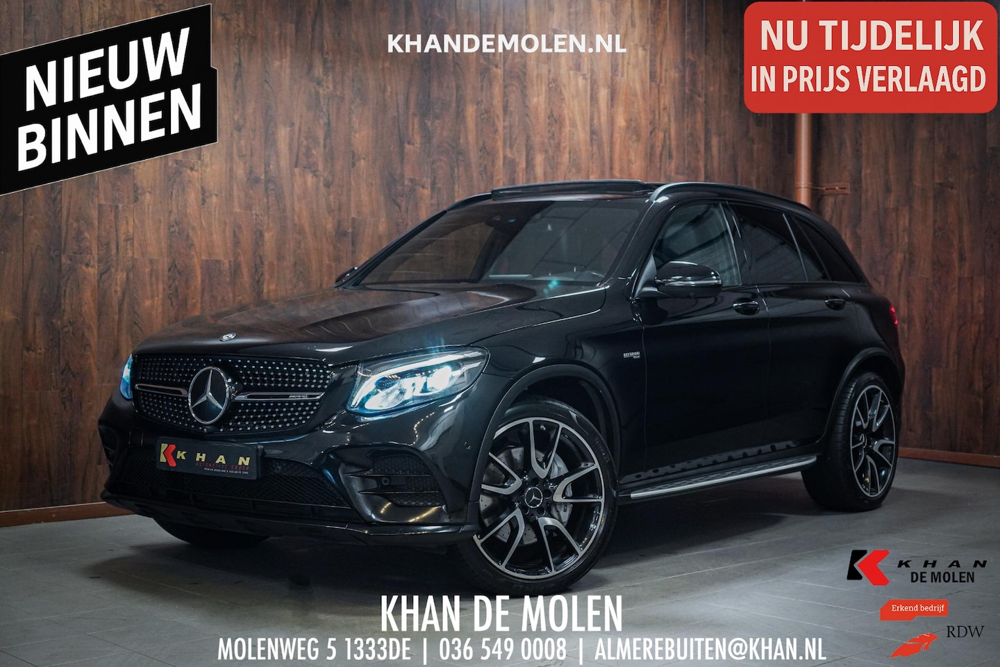 Mercedes-Benz GLC-klasse - AMG 43 4MATIC Pano|Memory|Carbon|Burmester|Trekhaak - AutoWereld.nl
