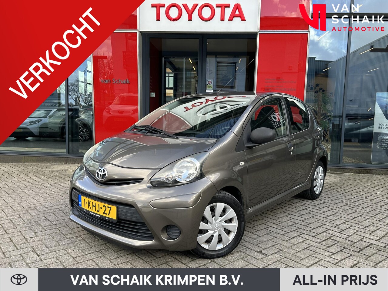 Toyota Aygo - 1.0 VVT-i Comfort Airco|Elekt. Pakket|1e eigenaar|Dealer onderhouden| 36.600km - AutoWereld.nl