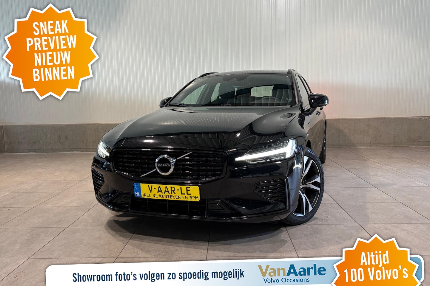 Volvo V60 - T6 Aut. Plug-in Hybrid Long Range R-Design ACC Trekhaak Stoelverwarming 350pk - AutoWereld.nl