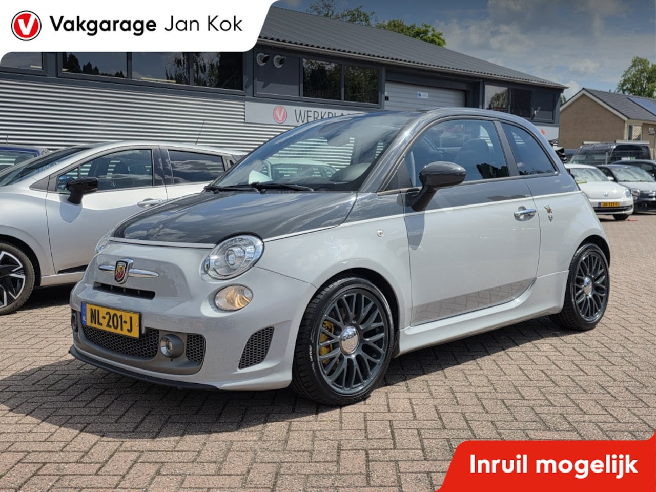 Fiat 500 C - 1.4 T-Jet Abarth Turismo 1.4 T-Jet Abarth Turismo 165pk, sabelt interieur. - AutoWereld.nl