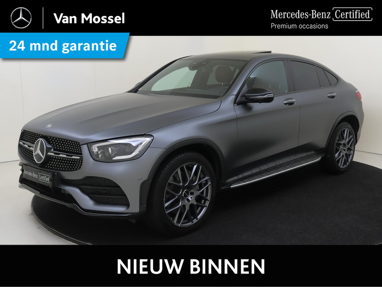 Mercedes-Benz GLC-klasse Coupé - 200 Premium Plus /Schuifdak /Memory /Burmester /360 Camera /Leder - AutoWereld.nl