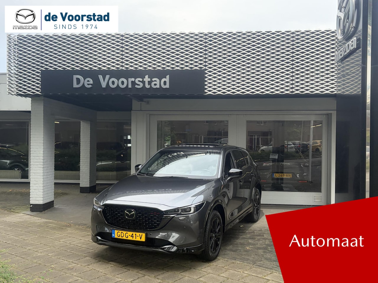 Mazda CX-5 - 2.0 e-SkyActiv-G M Hybrid 165 Homura Automaat | Trekhaak | Open dak | Ned. auto | dealer o - AutoWereld.nl