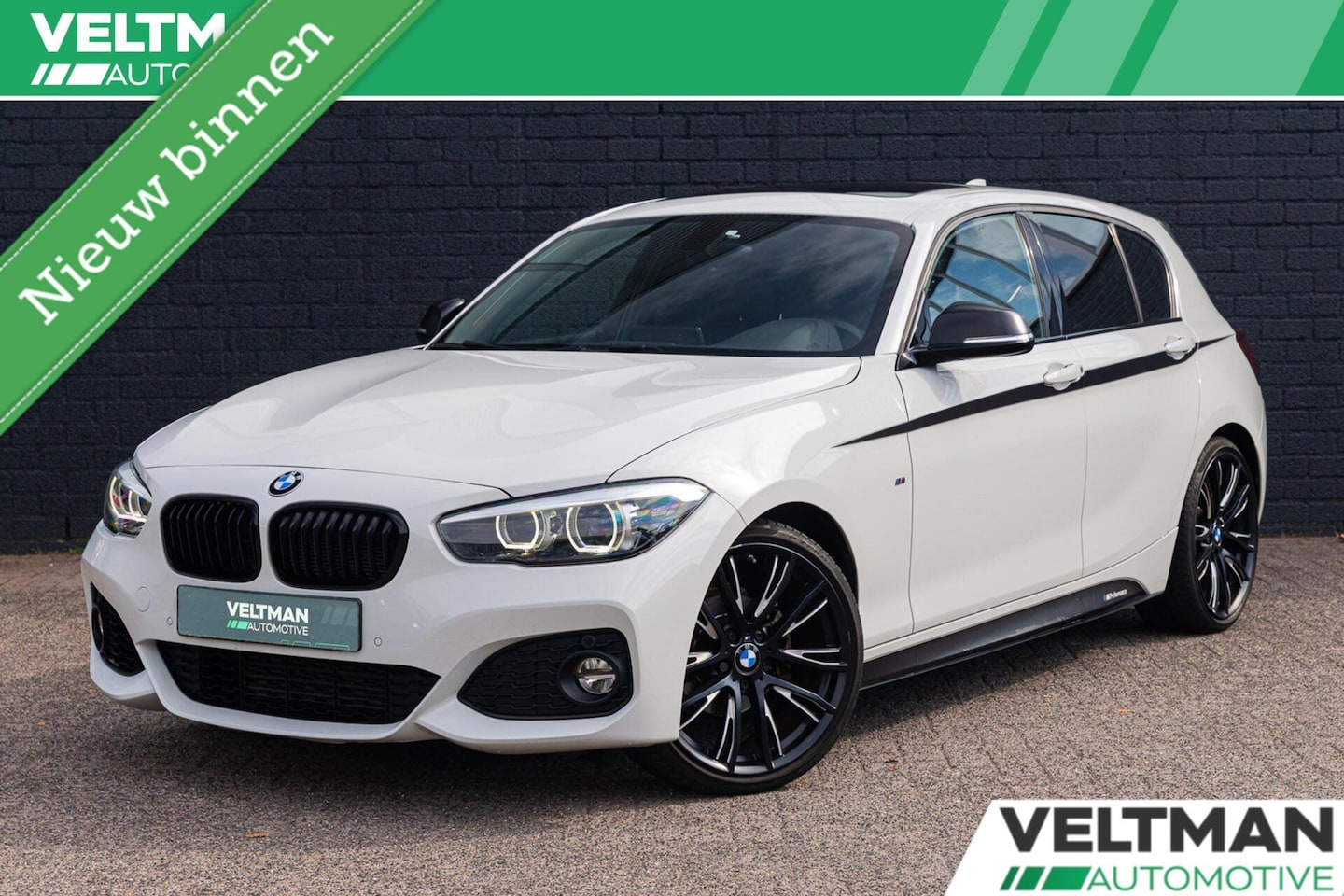 BMW 1-serie - 118i M Sport PANORAMADAK AIRCO CRUISE LED PDC - AutoWereld.nl