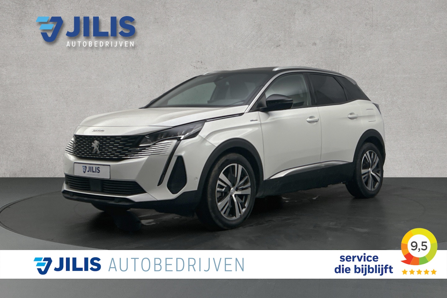 Peugeot 3008 - 1.6 HYbrid 225 Blue Lease Allure | LED | Half leder | Pano - AutoWereld.nl
