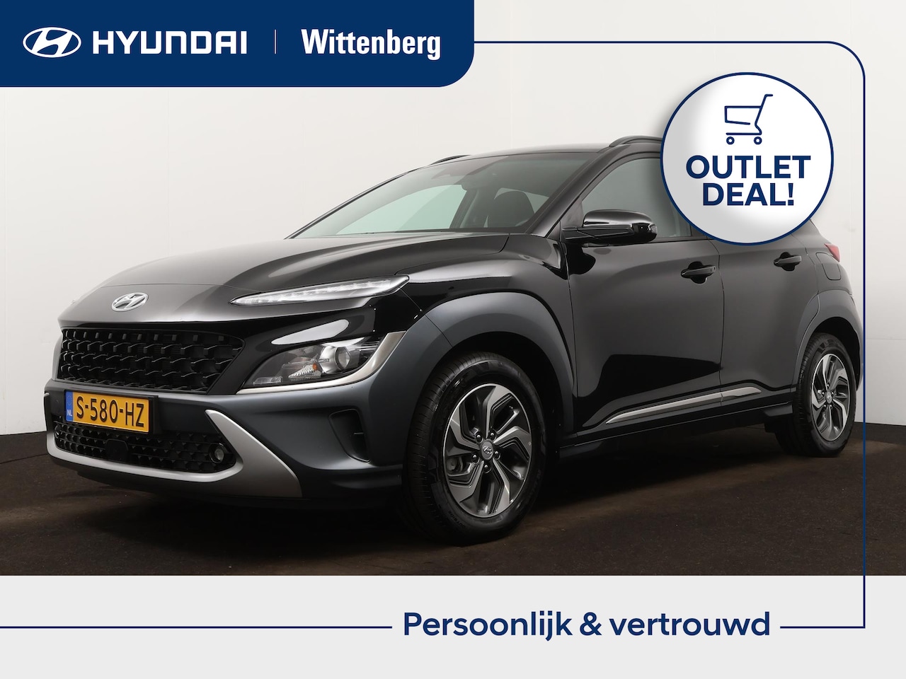 Hyundai Kona - 1.6 GDI HEV FASHION | OUTLETDEAL! | NAVI | CAMERA | ADAPT. CRUISE | KEYLESS | CLIMA | FABR - AutoWereld.nl