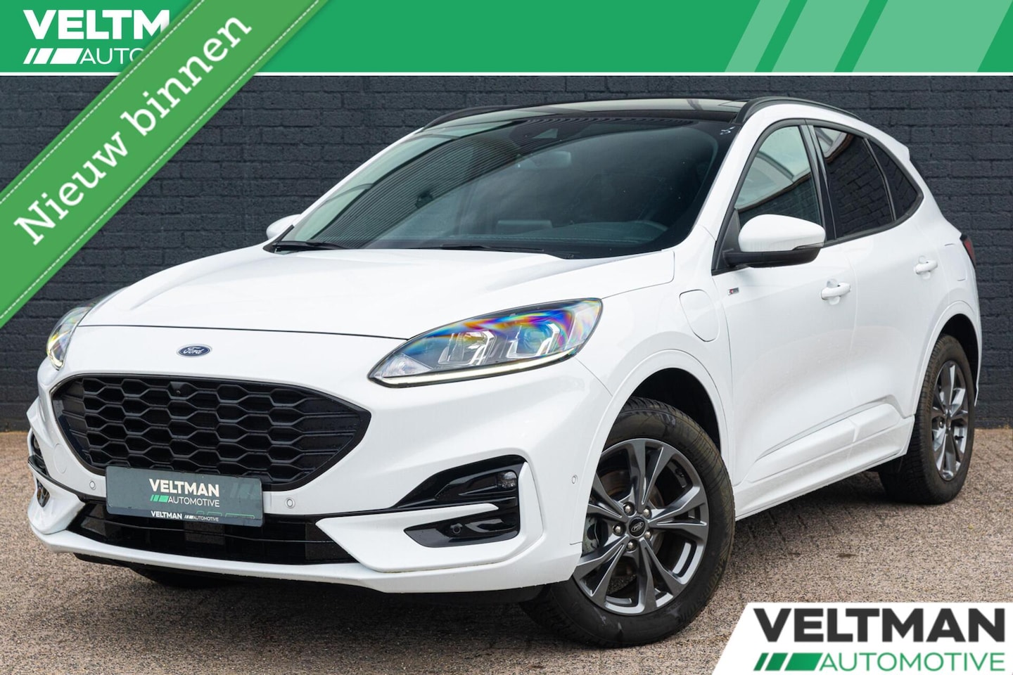 Ford Kuga - 2.5 PHEV ST-Line X PANO TREKHAAK ADAPTIVE CRUISE CAMERA STUURVERWARMING - AutoWereld.nl