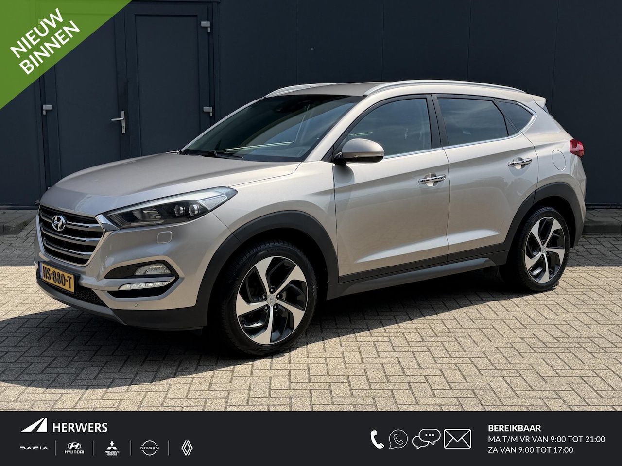 Hyundai Tucson - 1.6 T-GDi Premium / Trekhaak ( 1900 KG Trekgewicht)  / Stoelverwarming / Stuurverwarming/ - AutoWereld.nl