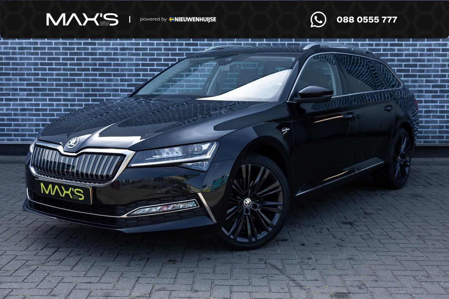 Skoda Superb Combi - 1.4 TSI iV Laurent & Klement | Plug-in Hybrid (PHEV) | Lederen Bekleding | Matirx-LED Kopl - AutoWereld.nl