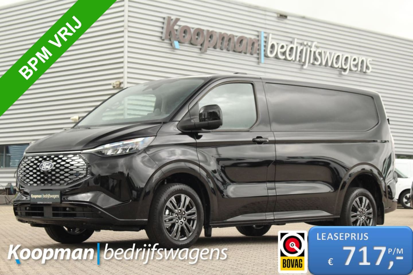 Ford Transit Custom - E-Transit 320 L1H1 Limited | 71kWh | 160kW/218pk | Trekgewicht 2300kg | Camera | Carplay/A - AutoWereld.nl
