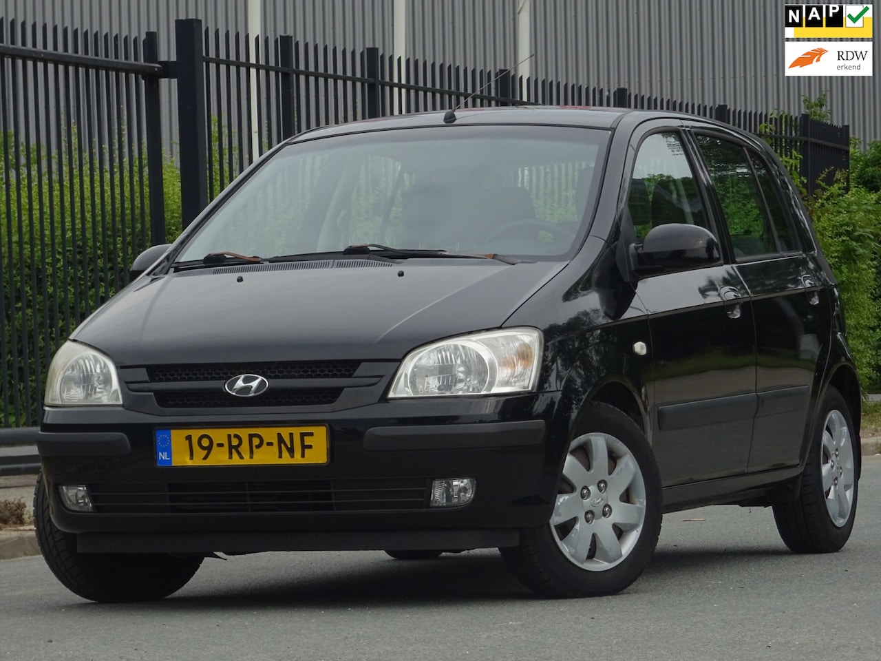Hyundai Getz - 1.3i Dynamic 63DKM/NAP/AIRCO/ELEKRAM/NIEUWE APK - AutoWereld.nl
