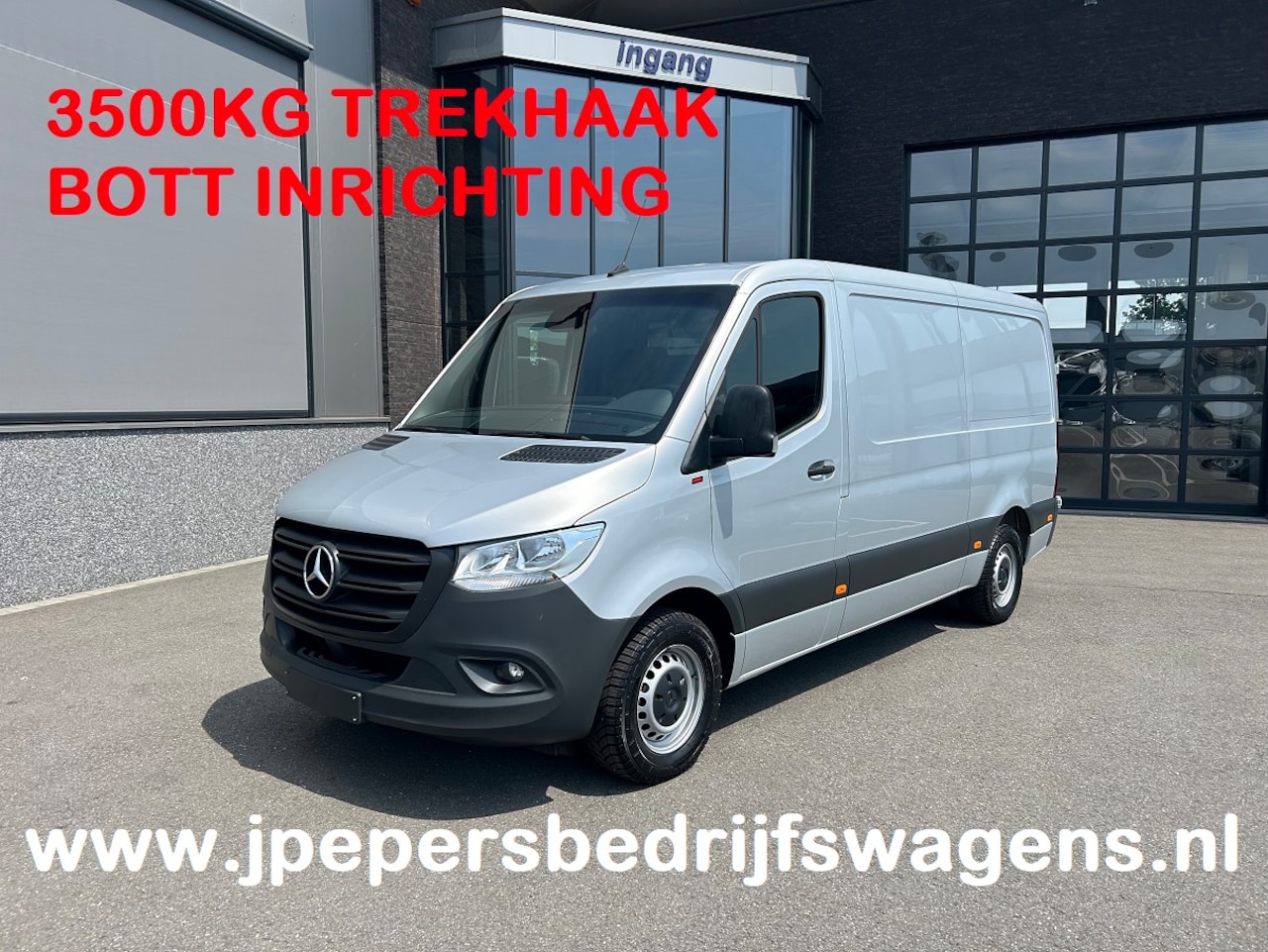 Mercedes-Benz Sprinter - 315 CDI L2 H1 RWD 3500KG Trekhaak / BOTT Inrichting / MBUX 10.25 / Navigatie / Cruise cont - AutoWereld.nl