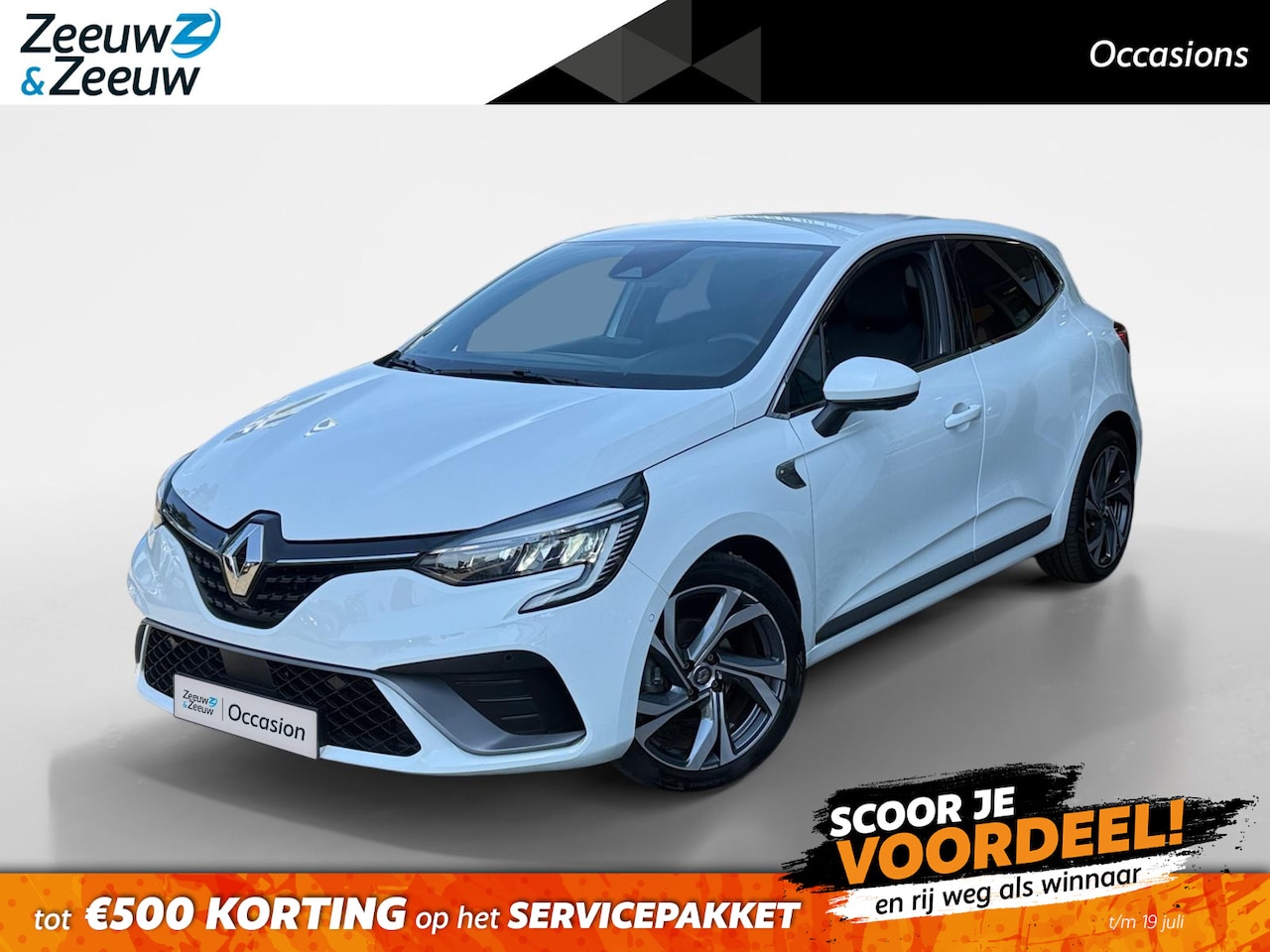 Renault Clio - 1.0 TCe R.S. Line *Navi+360Camera*Climate*Groot Scherm*Sportieve uitvoering! - AutoWereld.nl