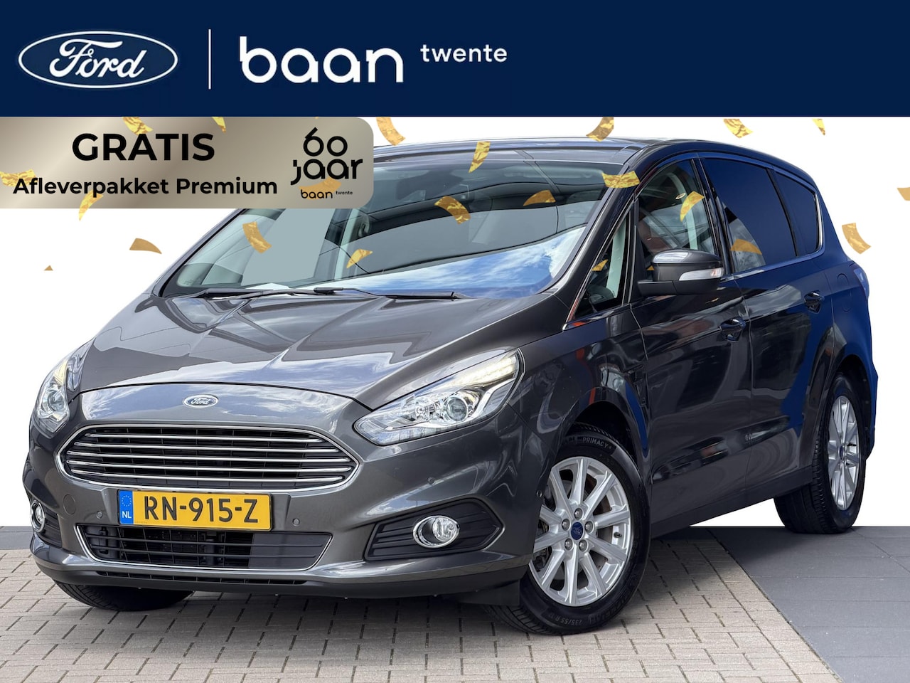 Ford S-Max - 1.5 Titanium 7p. Trekhaak | Memory stoel | Winter Pack | Navi | Carplay | Parkeerhulp - AutoWereld.nl