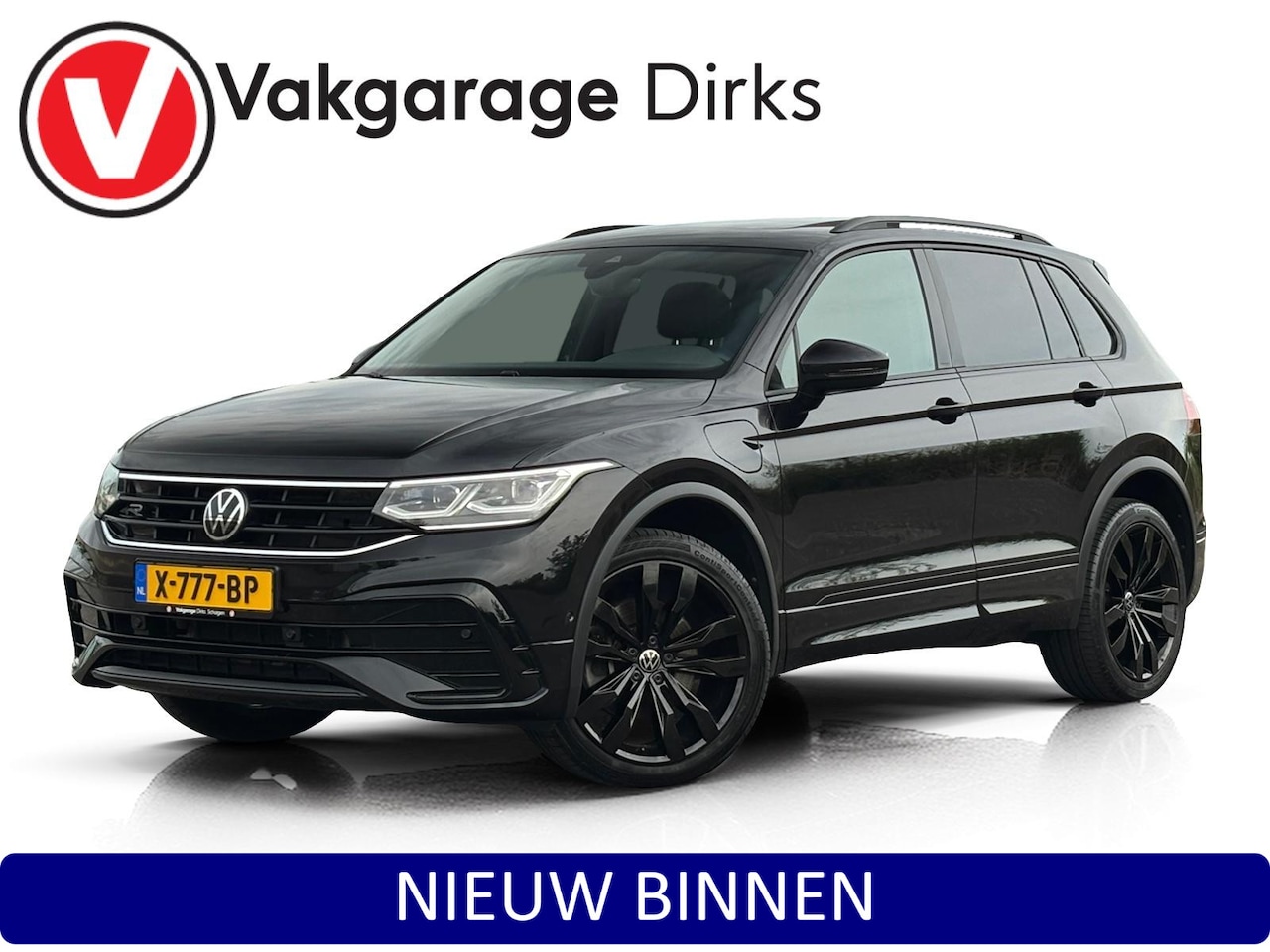 Volkswagen Tiguan - 1.4 TSI eHybrid R-Line Business+ ✅ Pano ✅ Leder ✅ IQ light - AutoWereld.nl