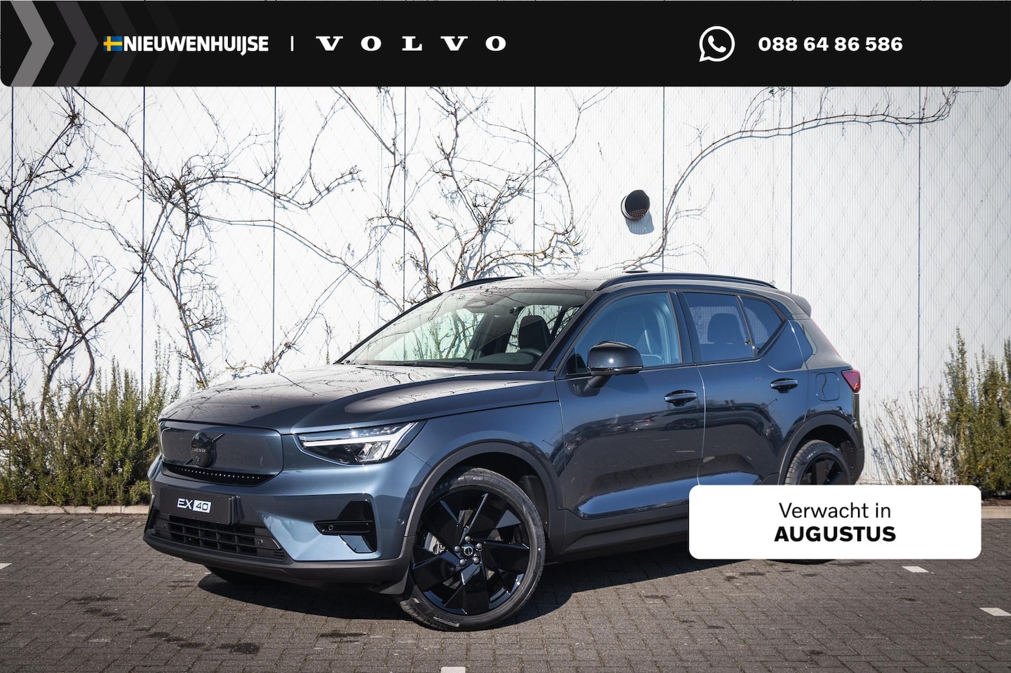 Volvo EX40 - Single Motor Ext. Range Ultra Black Edition 82 kWh | Adaptieve Cruise Control | Schuif -/ - AutoWereld.nl