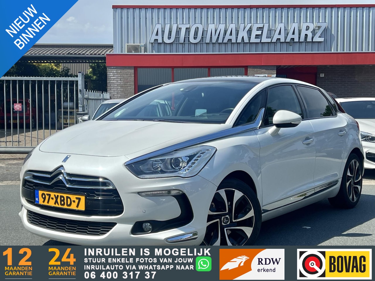 Citroën DS5 - 1.6 THP So Chic PANO LEDER FULL OPTION - AutoWereld.nl
